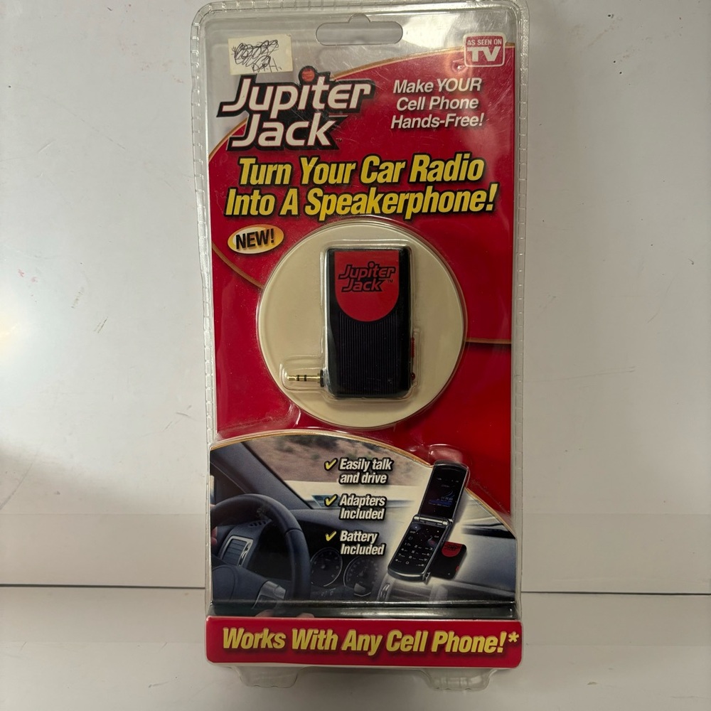 Jupiter Jack Turn your car radio into a speakerphone NIP